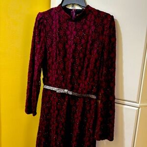 Beautiful shiny long evening dress